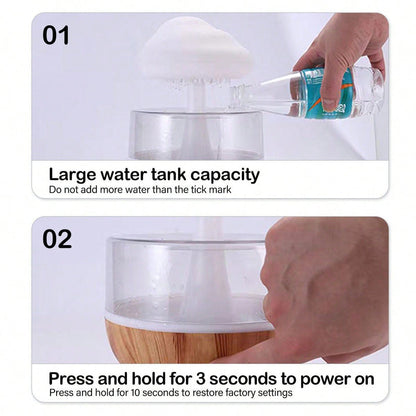 Cloud Rain Humidifier | مرطب هواء السحابة الممطرة 🌧️