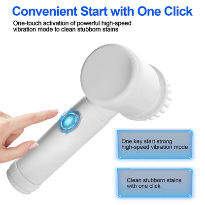 Cleaning Magic Electric Brush (5-in-1) | فرشاة كهربائية سحرية للتنظيف 5‑في‑1