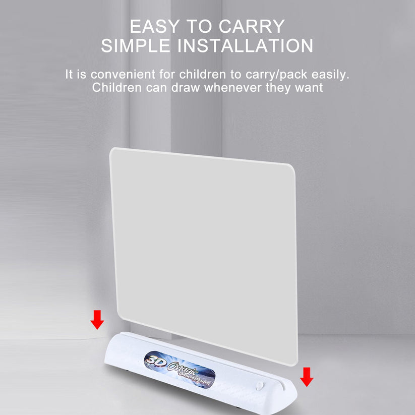 3D Kids Writing Board | لوح كتابة ورسم ثلاثي الأبعاد للأطفال