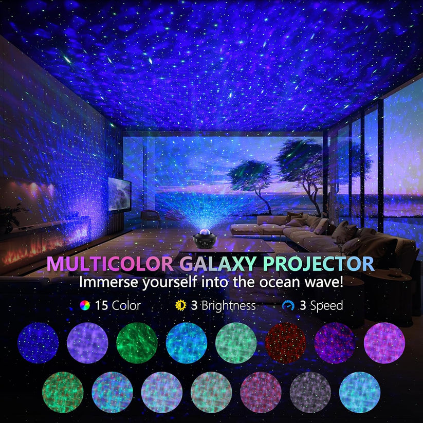 Galaxy Ocean Light Projector | جهاز عرض أضواء محيط المجرة