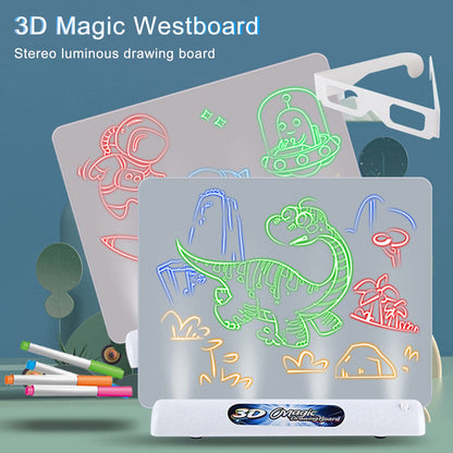 3D Kids Writing Board | لوح كتابة ورسم ثلاثي الأبعاد للأطفال