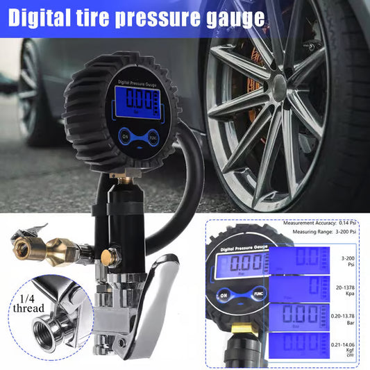 Digital Tire Inflator with Pressure Gauge | أكيد! الاسم الواحد المناسب باللهجة الإماراتية