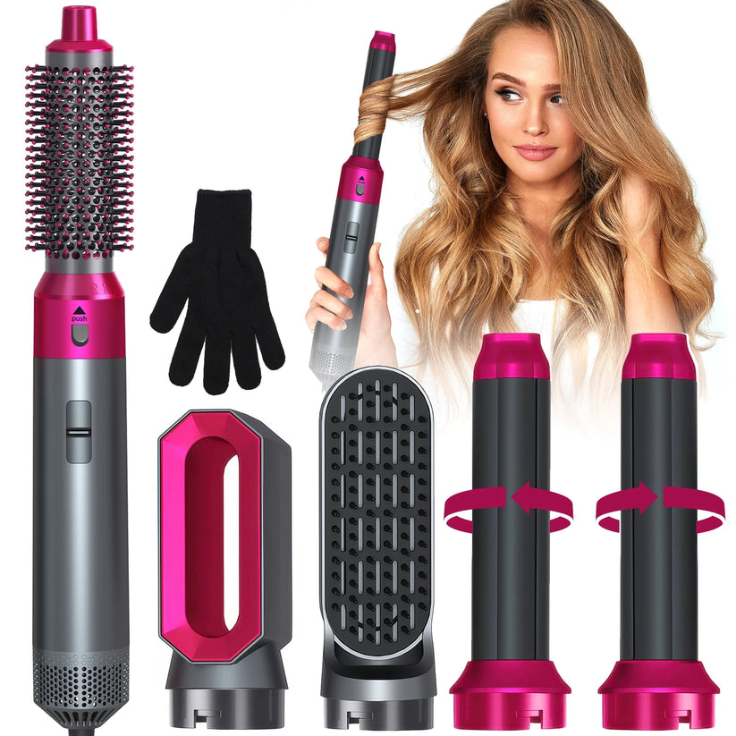 Hot Air Brush (5-in-1) | فرشاة هواء ساخن 5‑في‑1