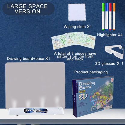 3D Kids Writing Board | لوح كتابة ورسم ثلاثي الأبعاد للأطفال